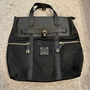 Henri Bendel Black Jetsetter Backpack